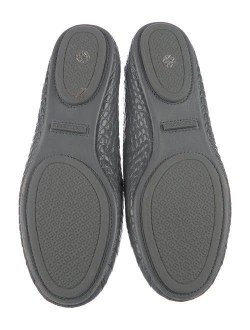 Tory Burch Embossed Leather Flats