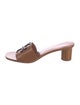 Tory Burch Leather Slides