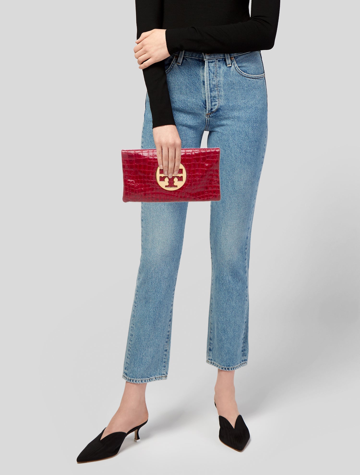 Tory Burch Leather Clutch
