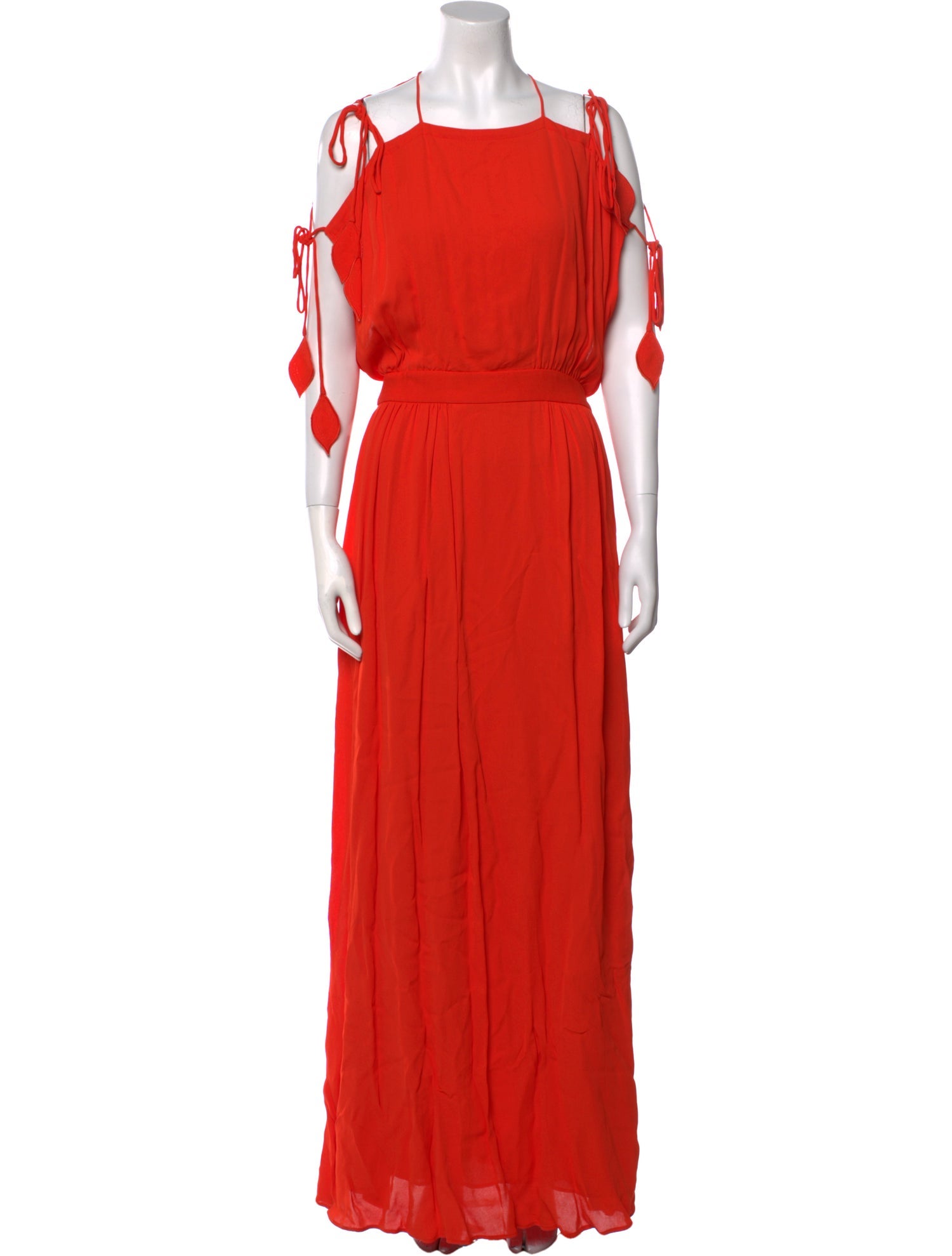 Tory Burch Square Neckline Long Dress