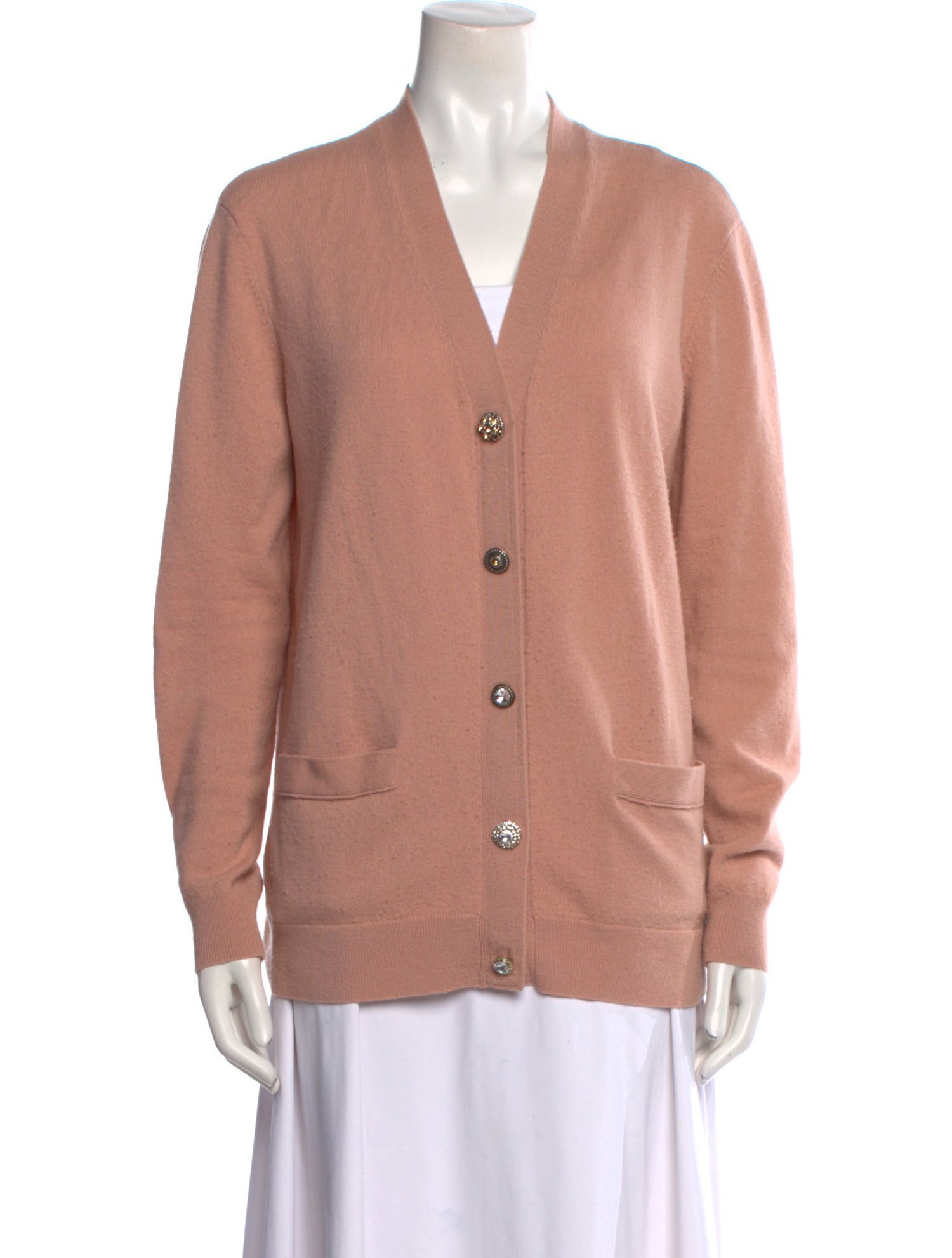 Tory Burch Merino Wool V-Neck Sweater