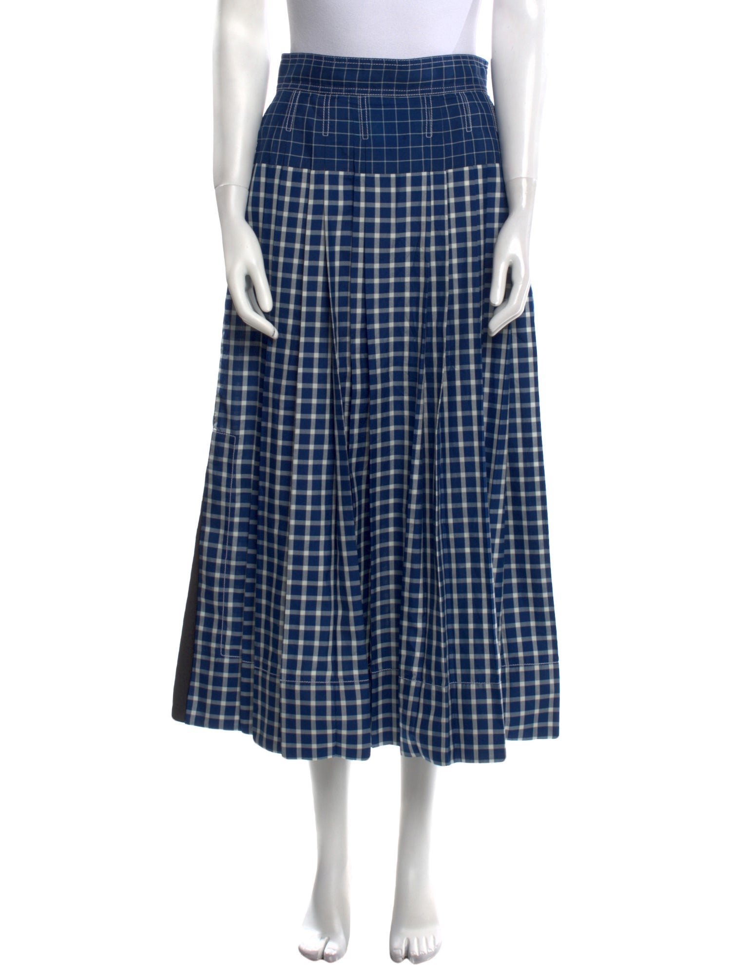 Tory Burch Silk Midi Length Skirt