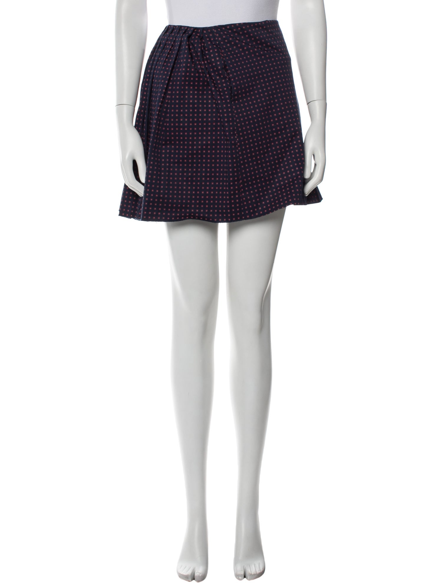 Tory Burch Polka Dot Print Mini Skirt
