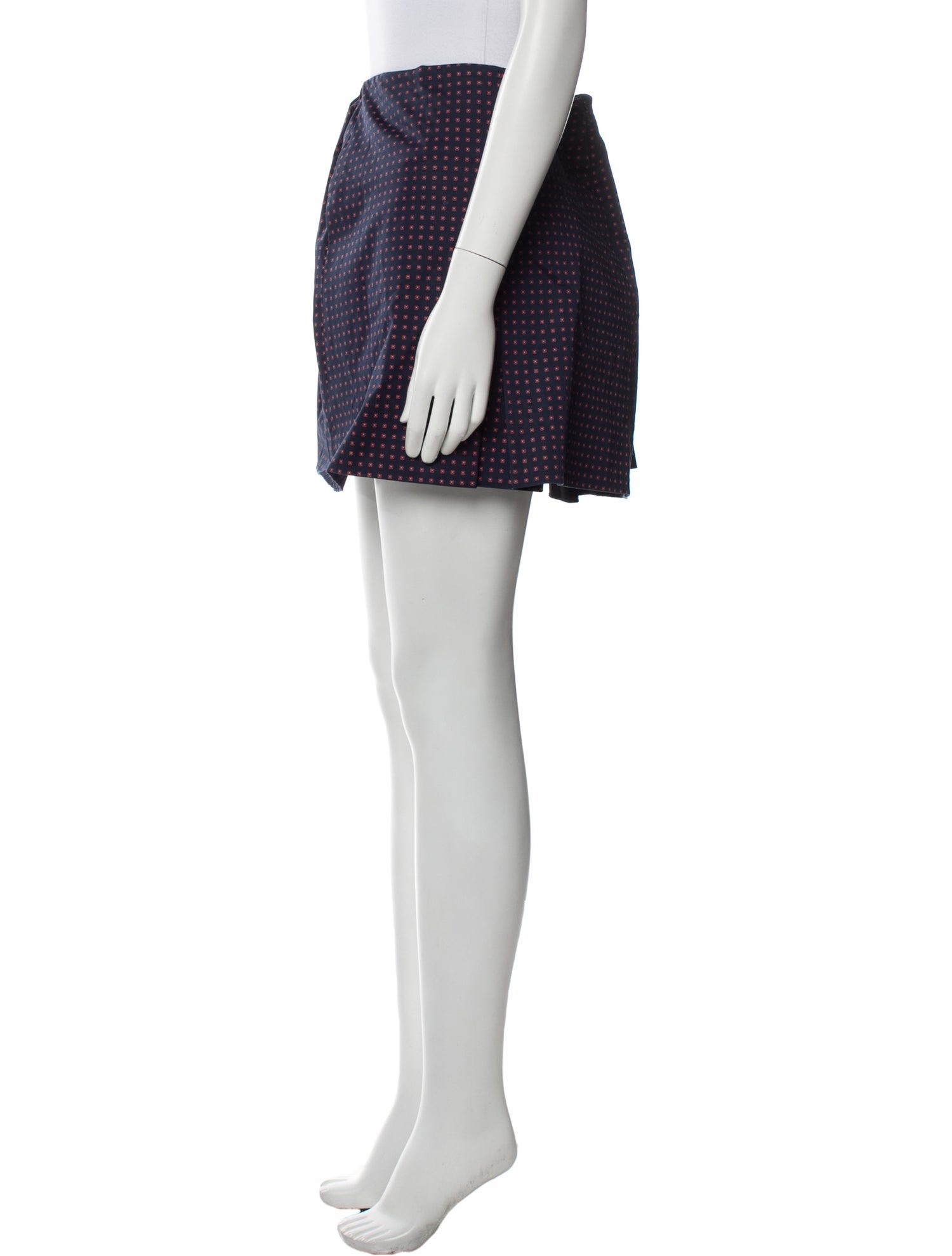 Tory Burch Polka Dot Print Mini Skirt