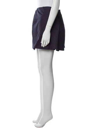 Tory Burch Polka Dot Print Mini Skirt
