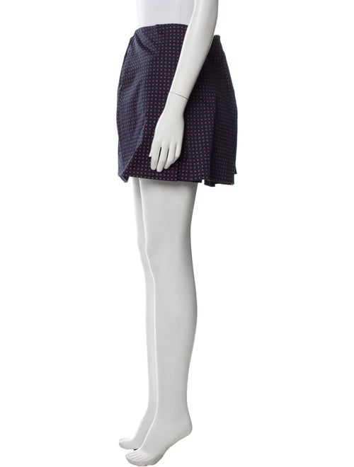 Tory Burch Polka Dot Print Mini Skirt