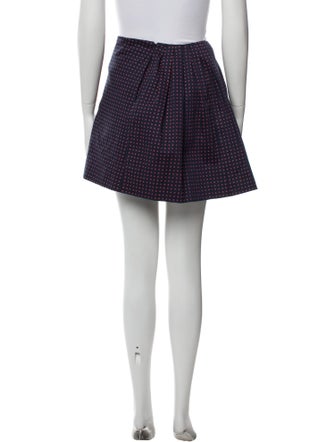 Tory Burch Polka Dot Print Mini Skirt