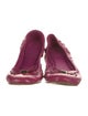 Tory Burch Patent Leather Bow Accents Ballet Flats