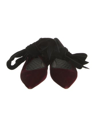 Tory Burch Velvet Flats