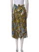Tory Burch Silk Midi Length Skirt