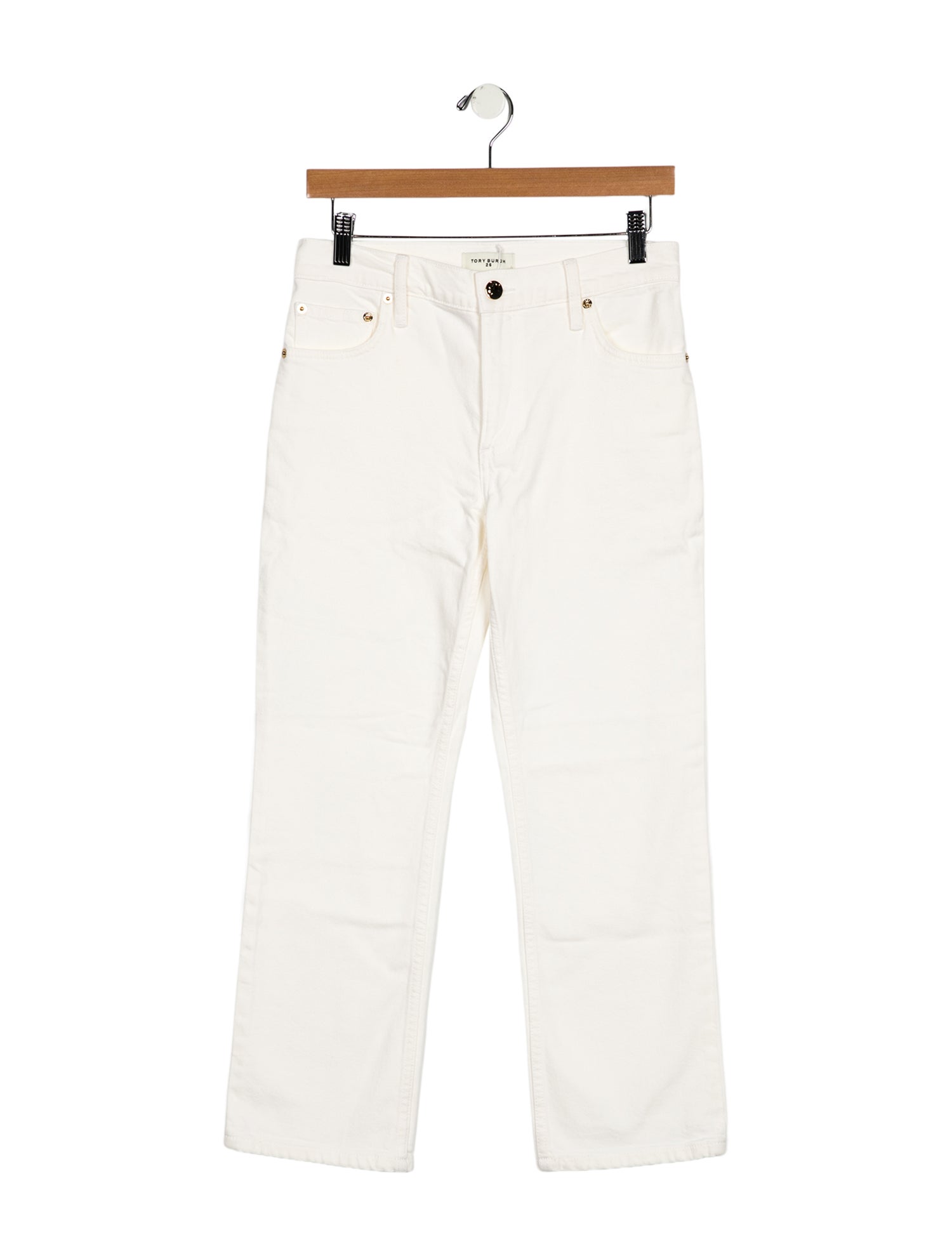 Tory Burch Mid-Rise Straight Leg Jeans w/ Tags