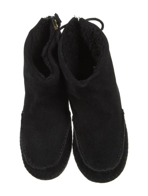 Tory Burch Suede Lace-Up Boots