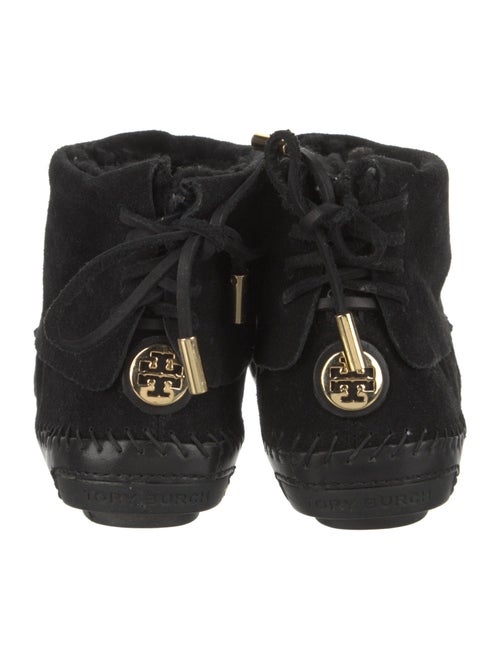 Tory Burch Suede Lace-Up Boots