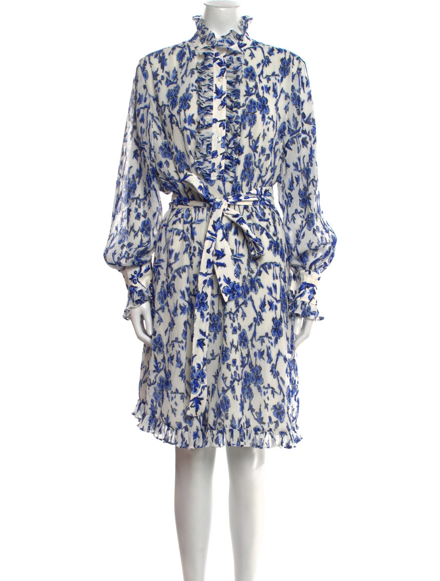 Tory Burch Floral Print Knee-Length Dress w/ Tags