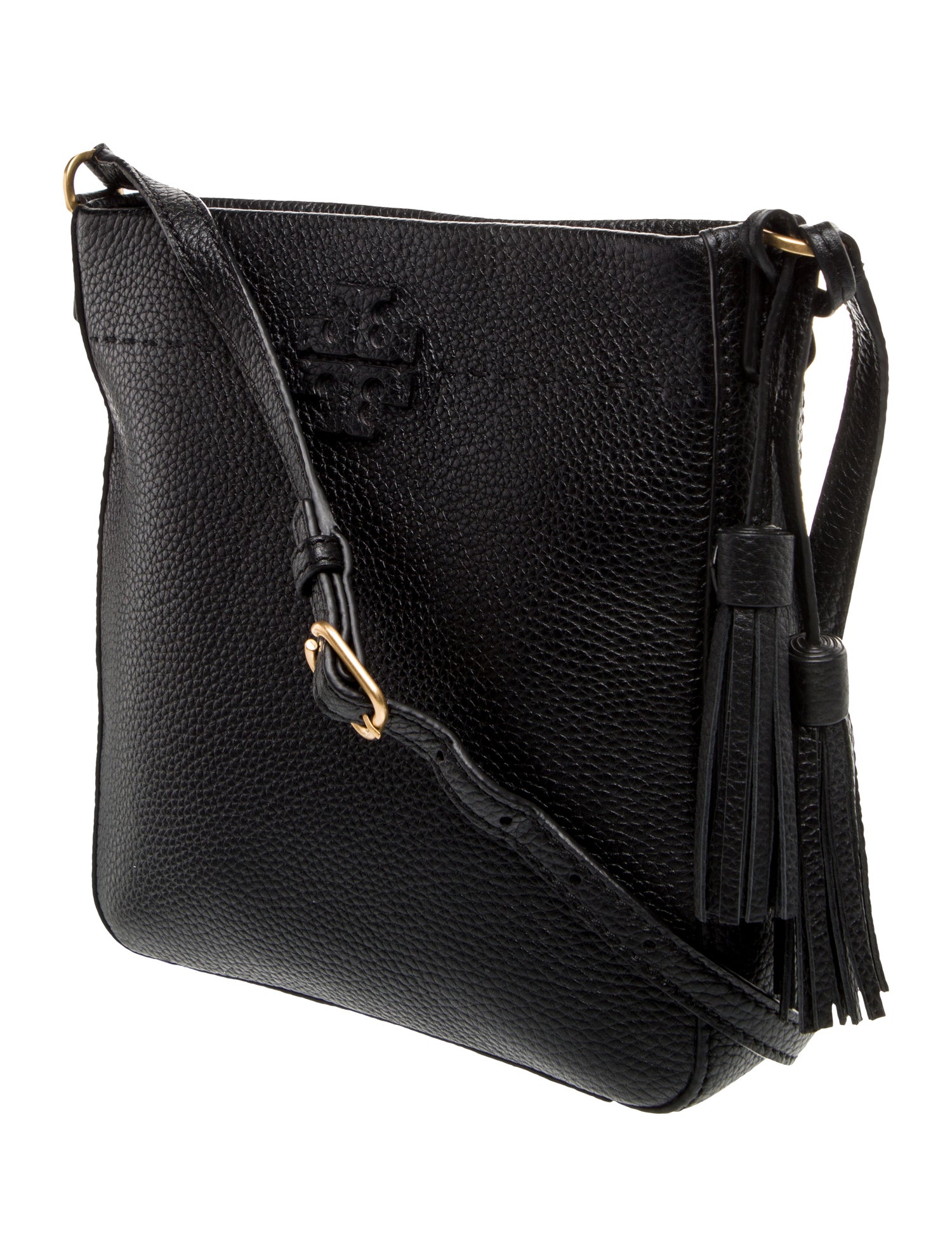 Tory Burch Leather Messenger Bag