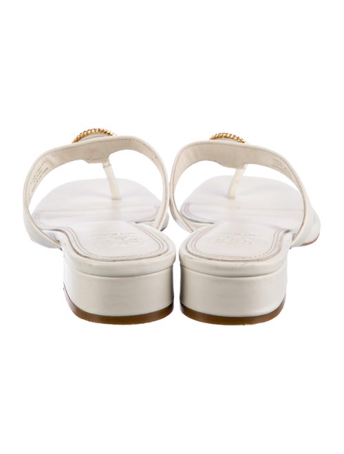 Tory Burch Leather Slides