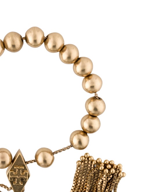 Tory Burch Worry Tassel Bead Bracelet