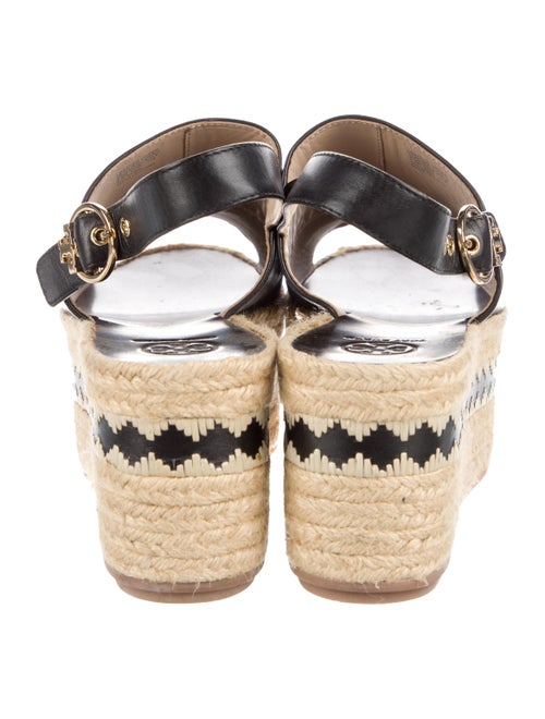 Tory Burch Leather Printed Slingback Pumps