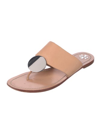Tory Burch Leather Slides