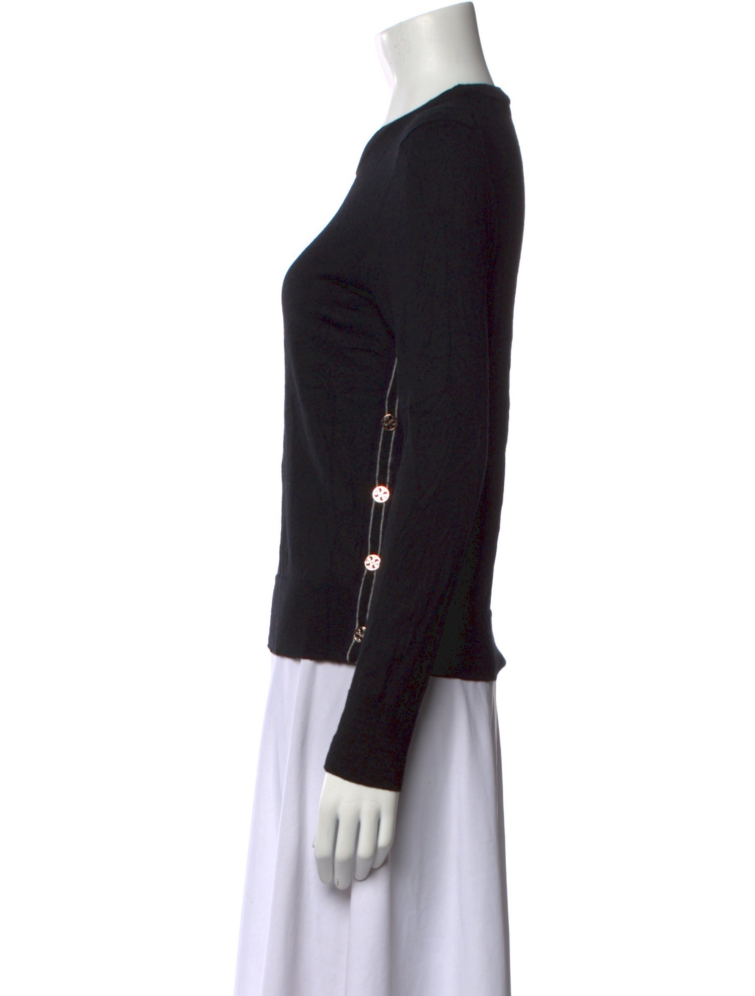 Tory Burch Merino Wool Crew Neck Sweater