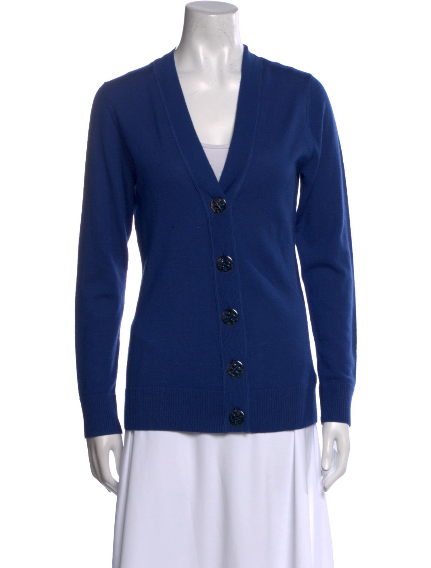 Tory Burch Merino Wool V-Neck Sweater