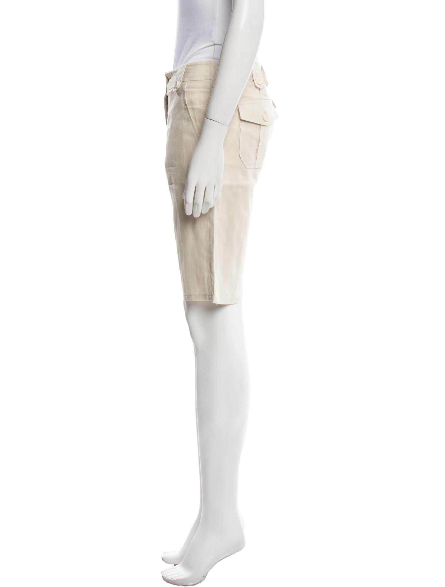 Tory Burch Linen Knee-Length Shorts