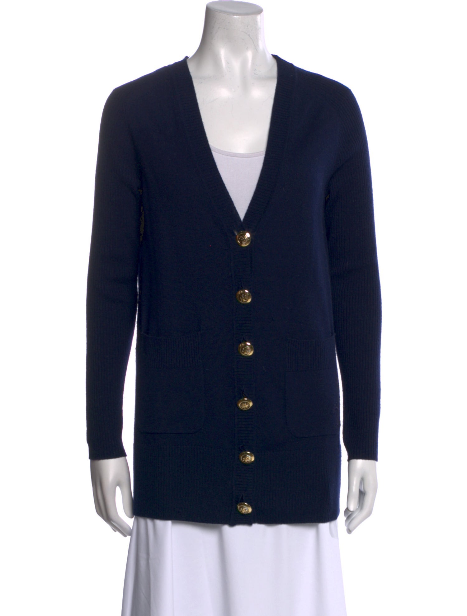 Tory Burch Wool V-Neck Sweater