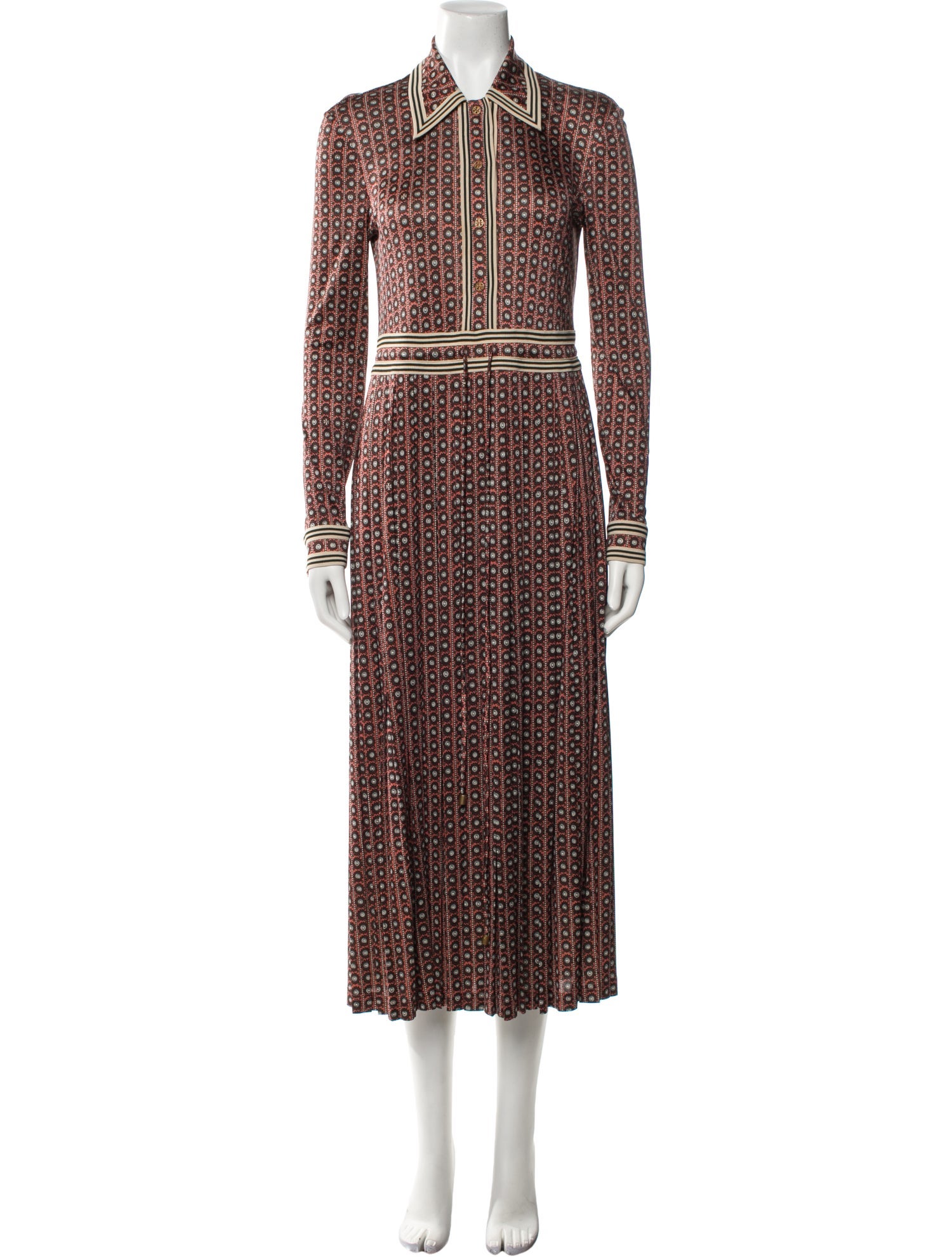 Tory Burch Printed Midi Length Dress