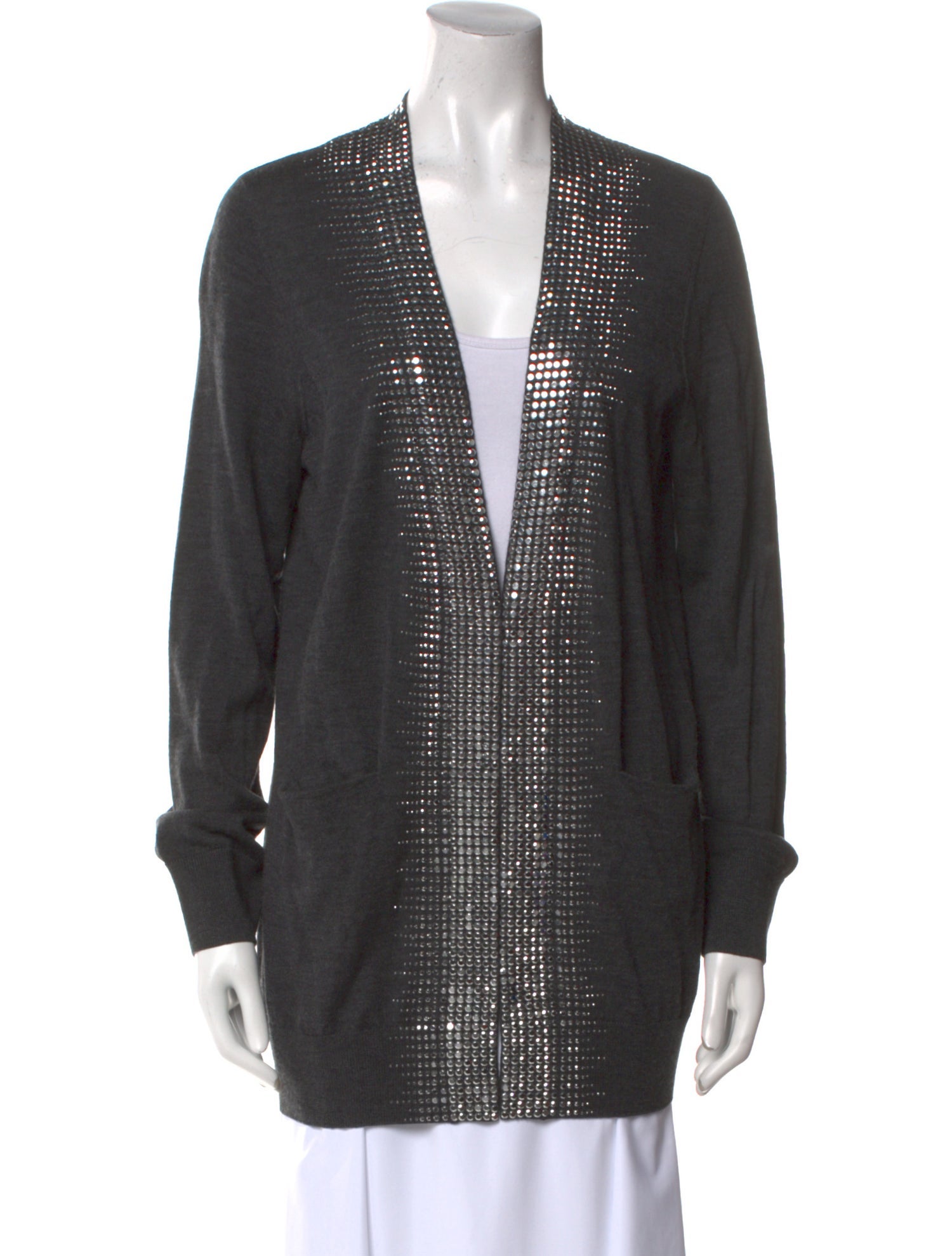 Tory Burch Merino Wool V-Neck Sweater