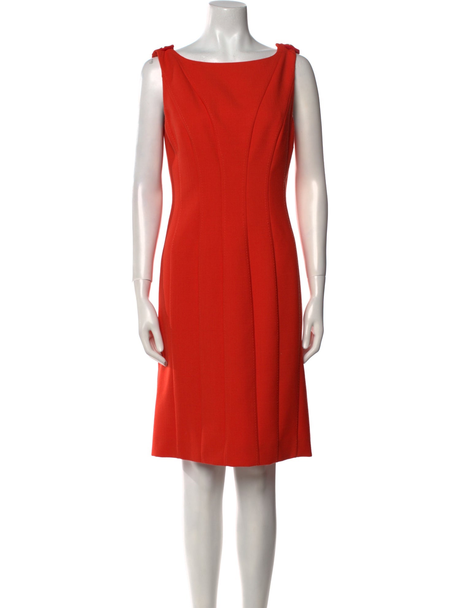Tory Burch Bateau Neckline Knee-Length Dress
