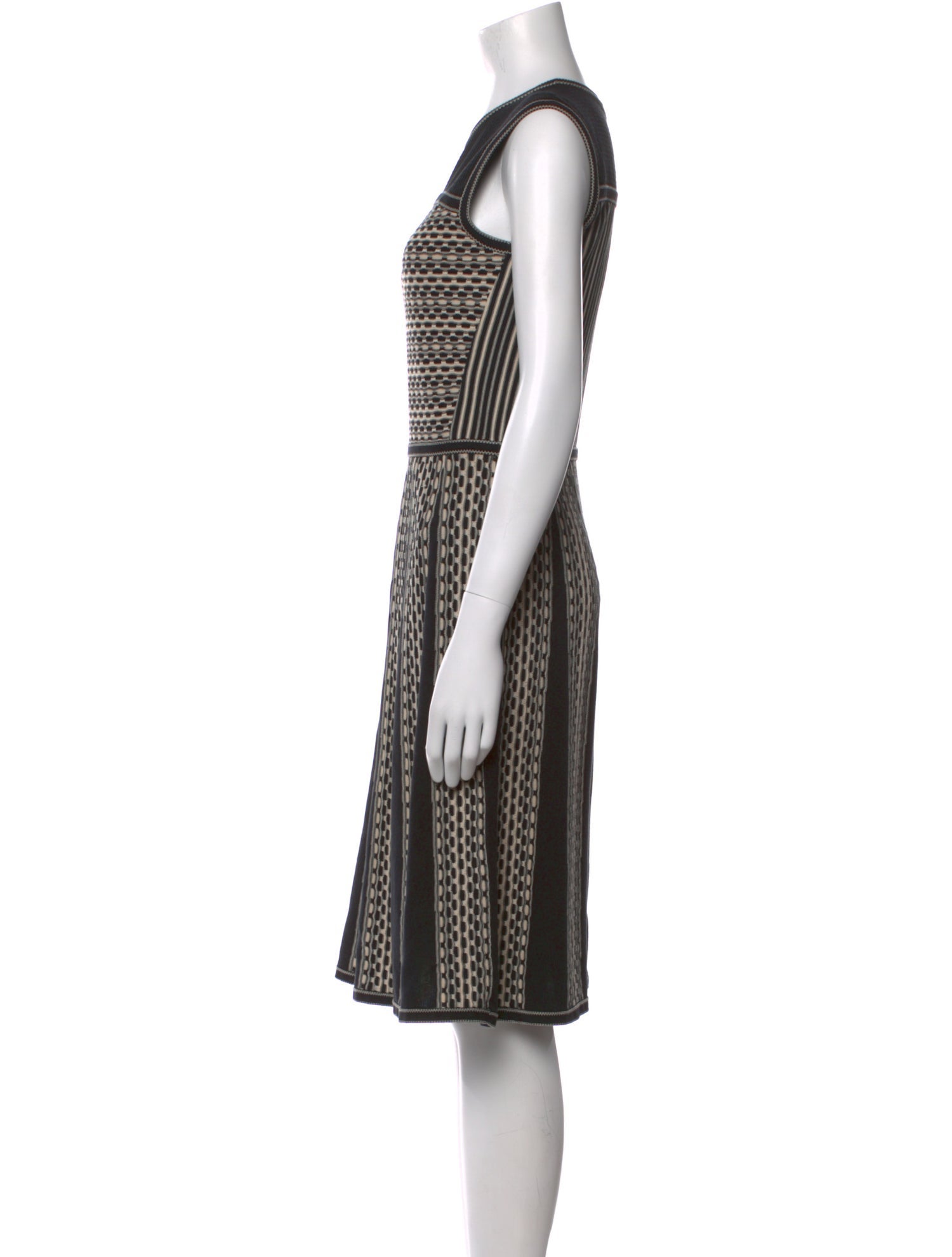 Tory Burch Striped Knee-Length Dress