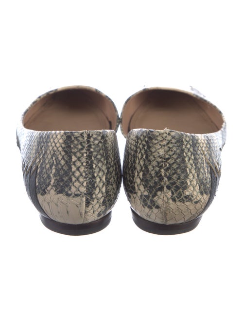 Tory Burch Snakeskin Animal Print D'Orsay Flats