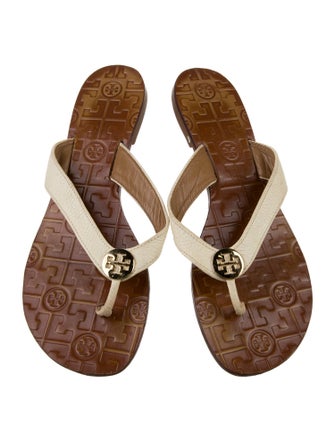 Tory Burch Leather Flip Flops