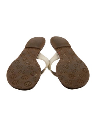 Tory Burch Leather Flip Flops