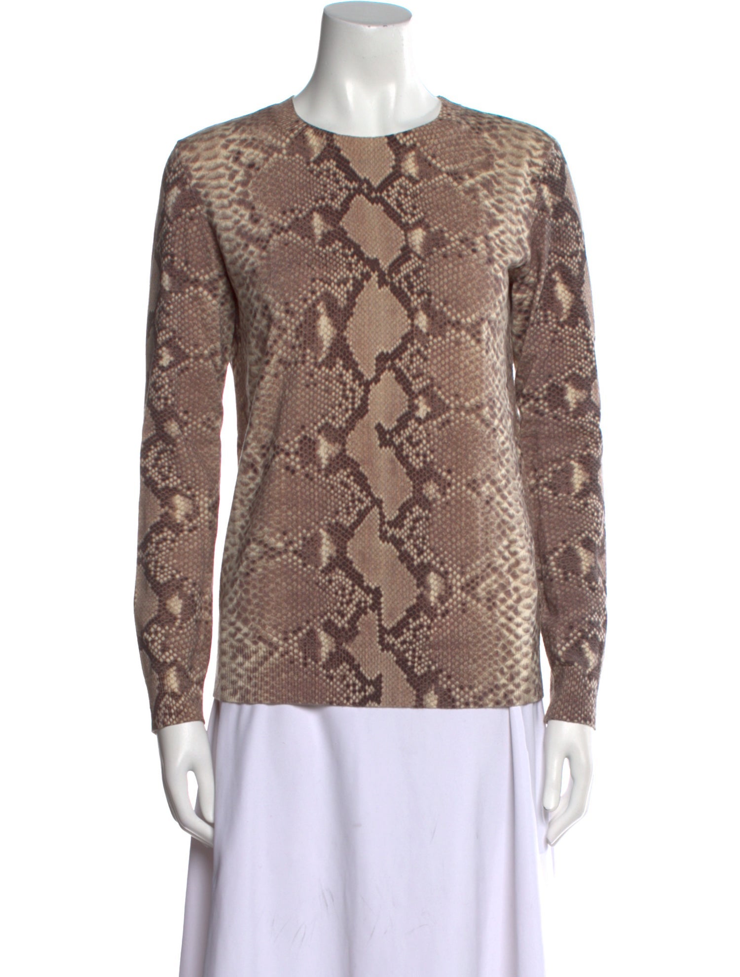 Tory Burch Wool Animal Print Sweater