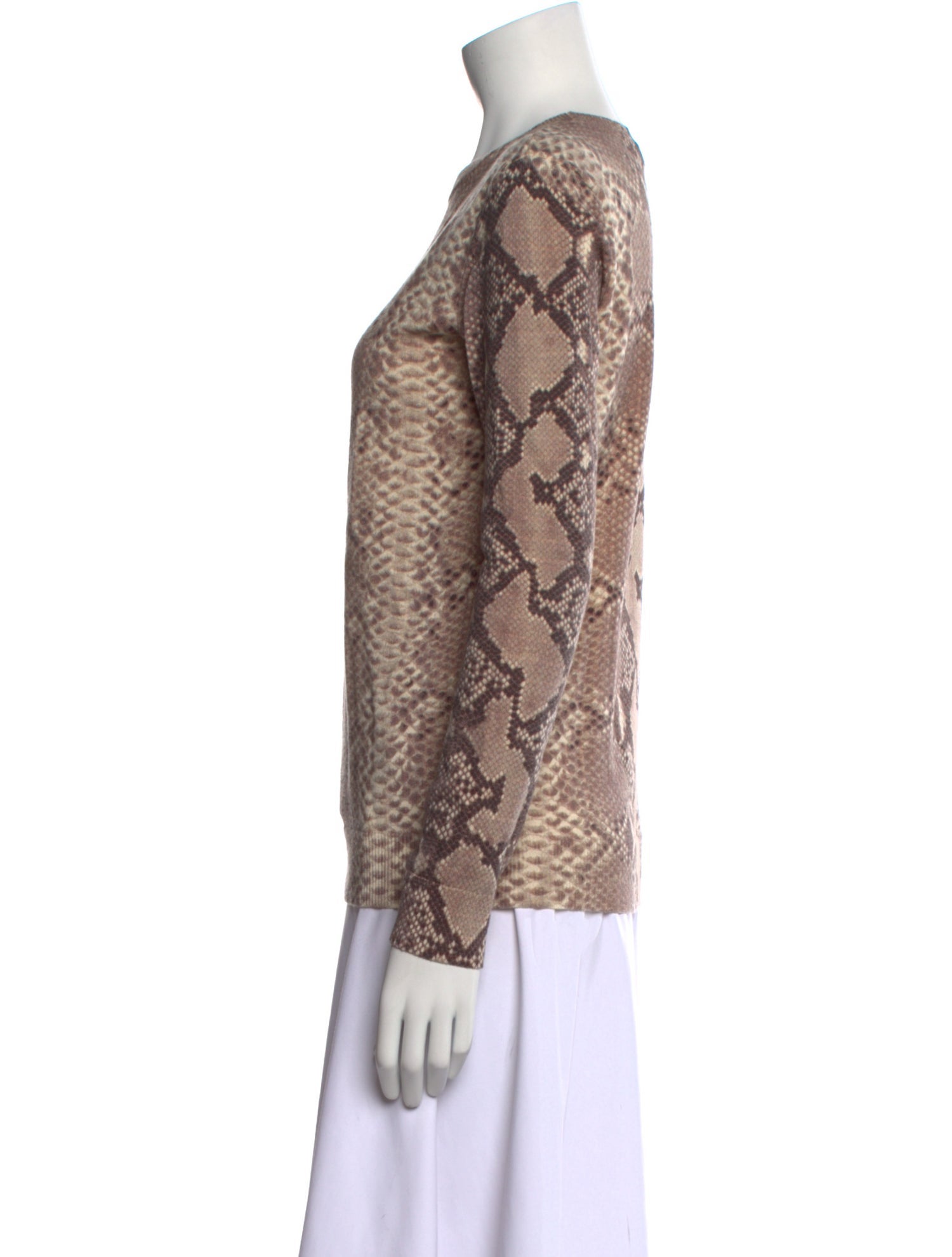 Tory Burch Wool Animal Print Sweater