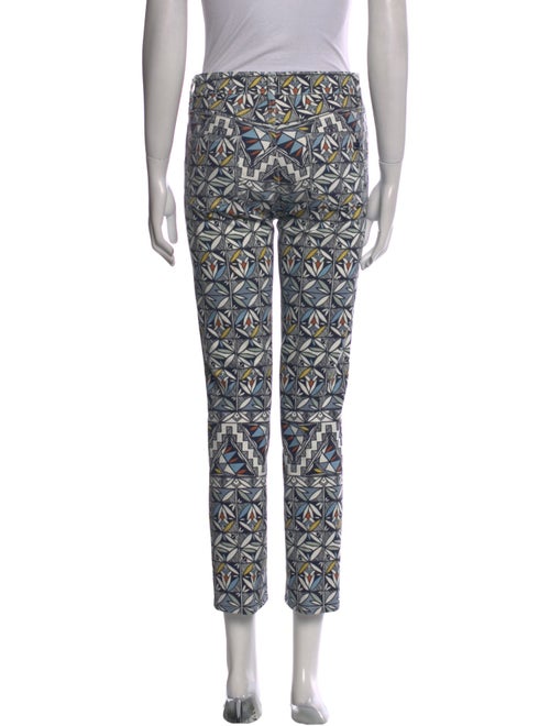Tory Burch Printed Skinny Leg Pants