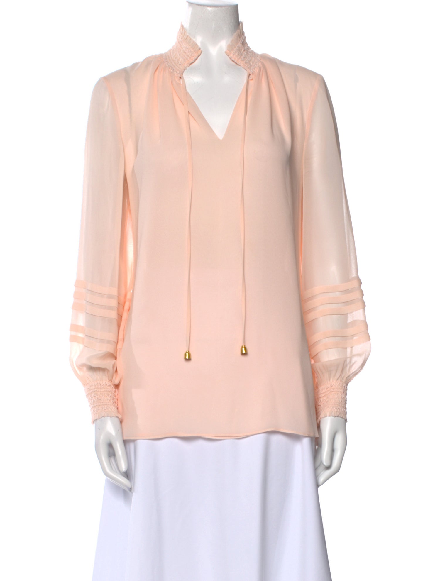 Tory Burch Silk V-Neck Blouse
