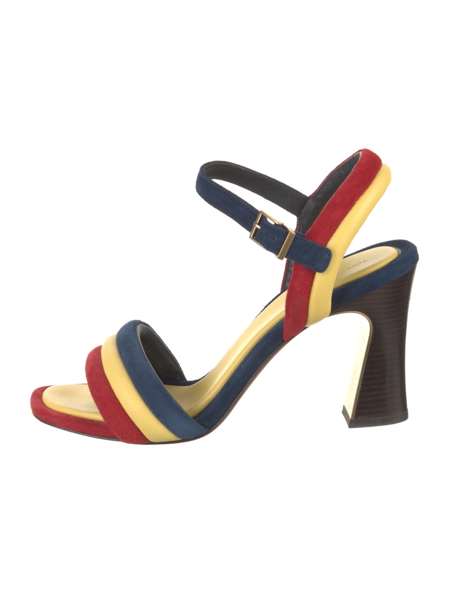 Tory Burch Suede Printed Slingback Sandals