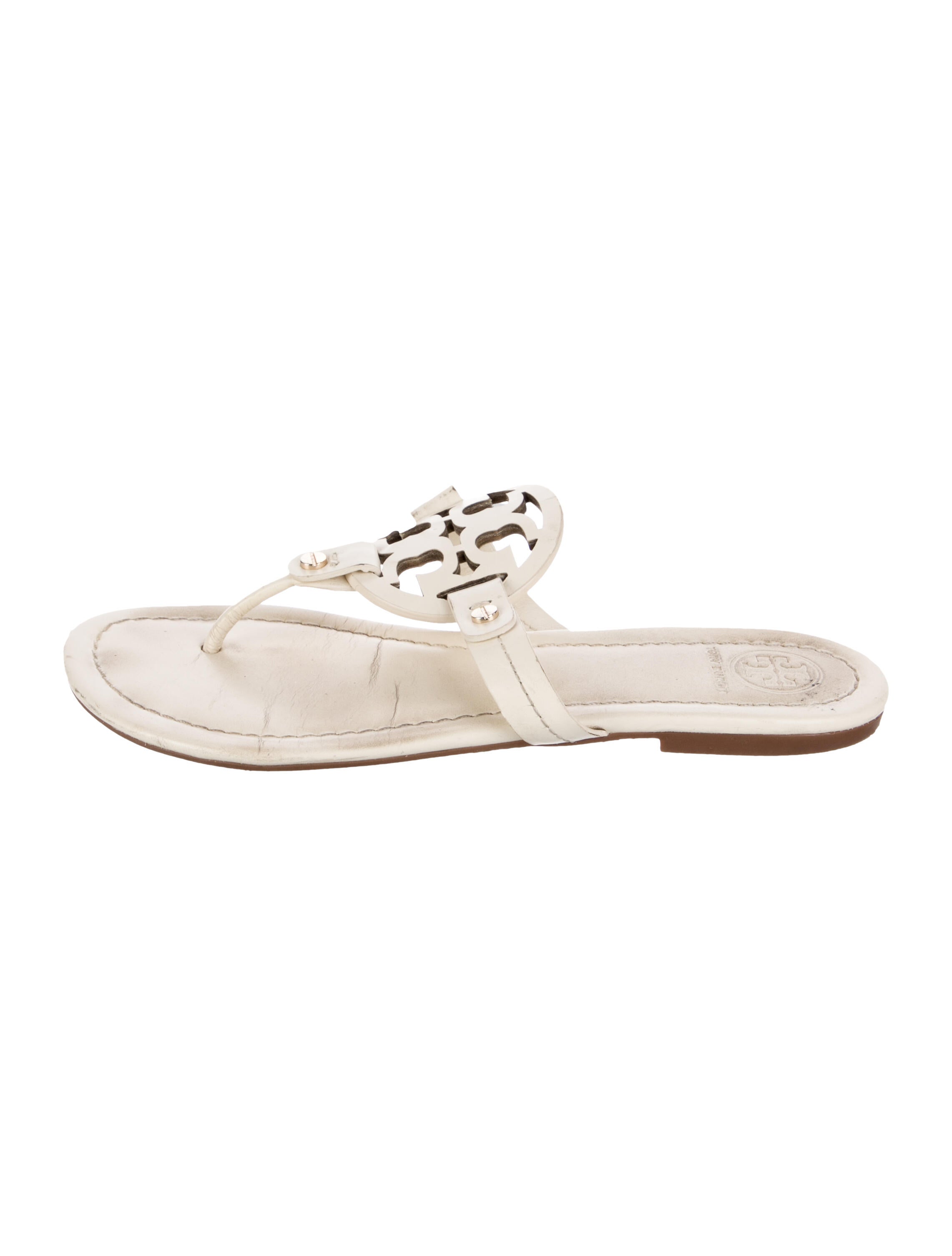 Tory Burch Leather Slides