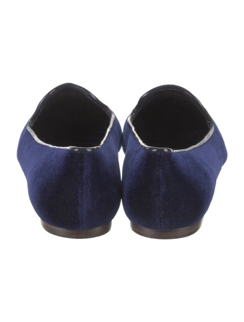 Tory Burch Velvet Sequin Embellishments Loafers