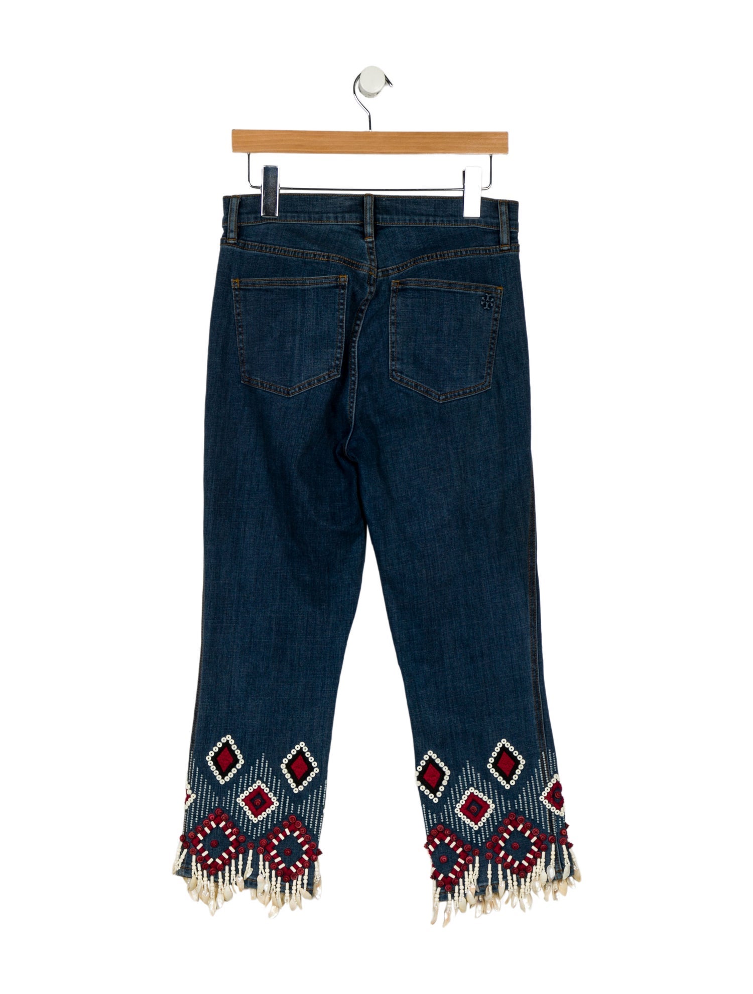 Tory Burch High-Rise Wide Leg Jeans