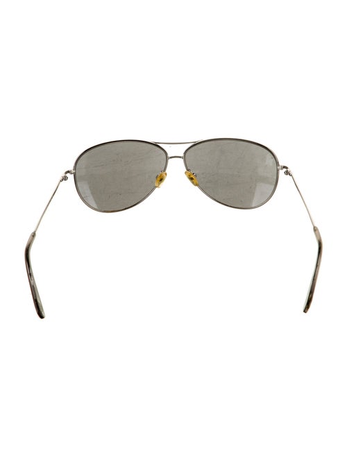 Tory Burch Aviator Mirrored Sunglasses