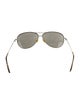Tory Burch Aviator Mirrored Sunglasses