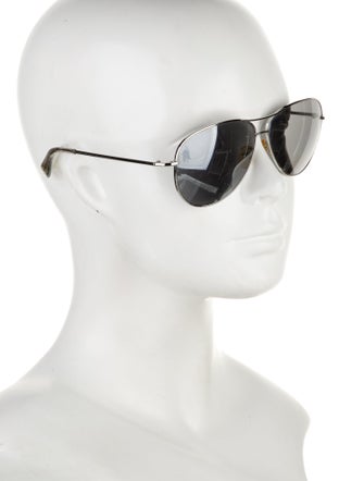 Tory Burch Aviator Mirrored Sunglasses