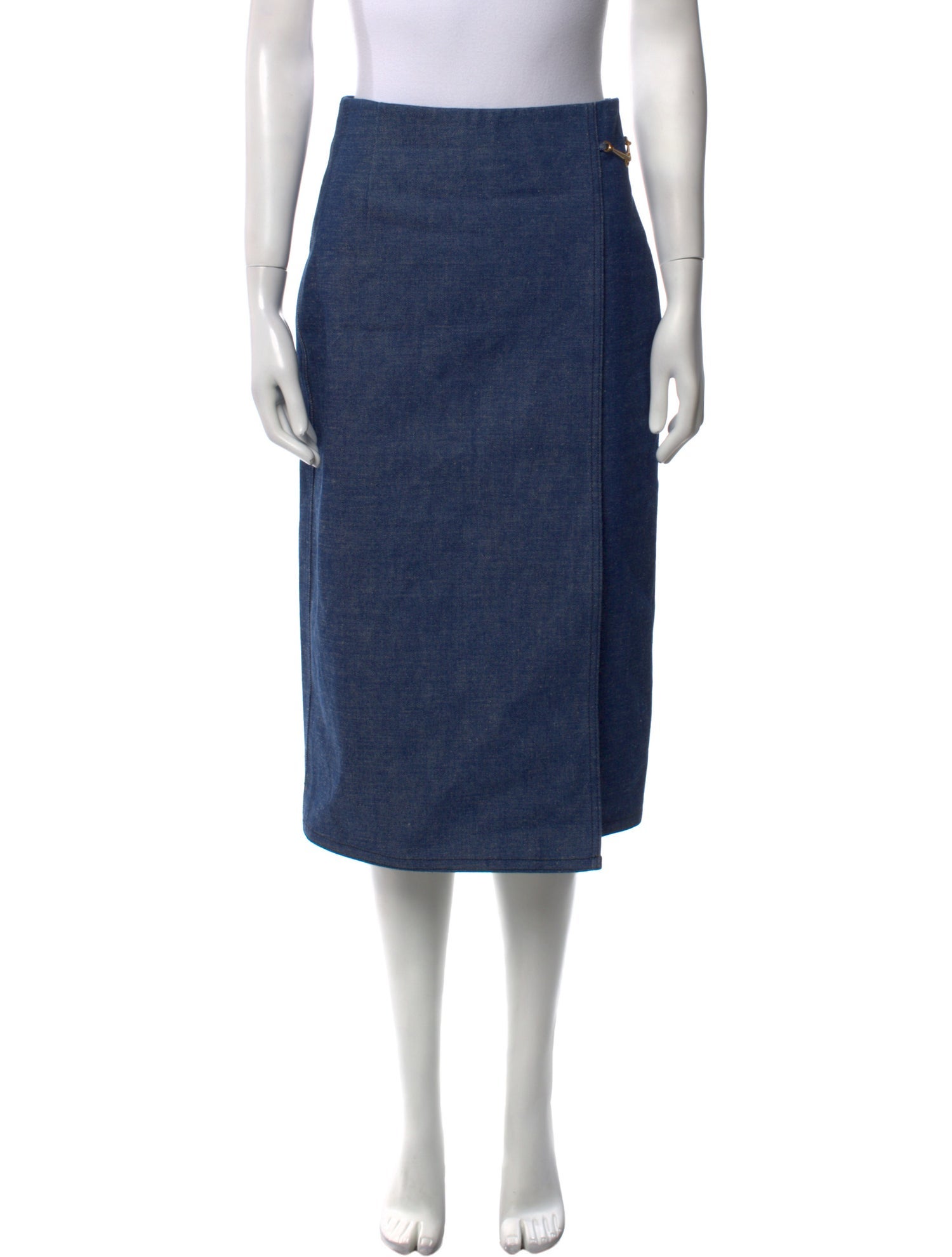 Tory Burch Chain-Link Accents Knee-Length Skirt