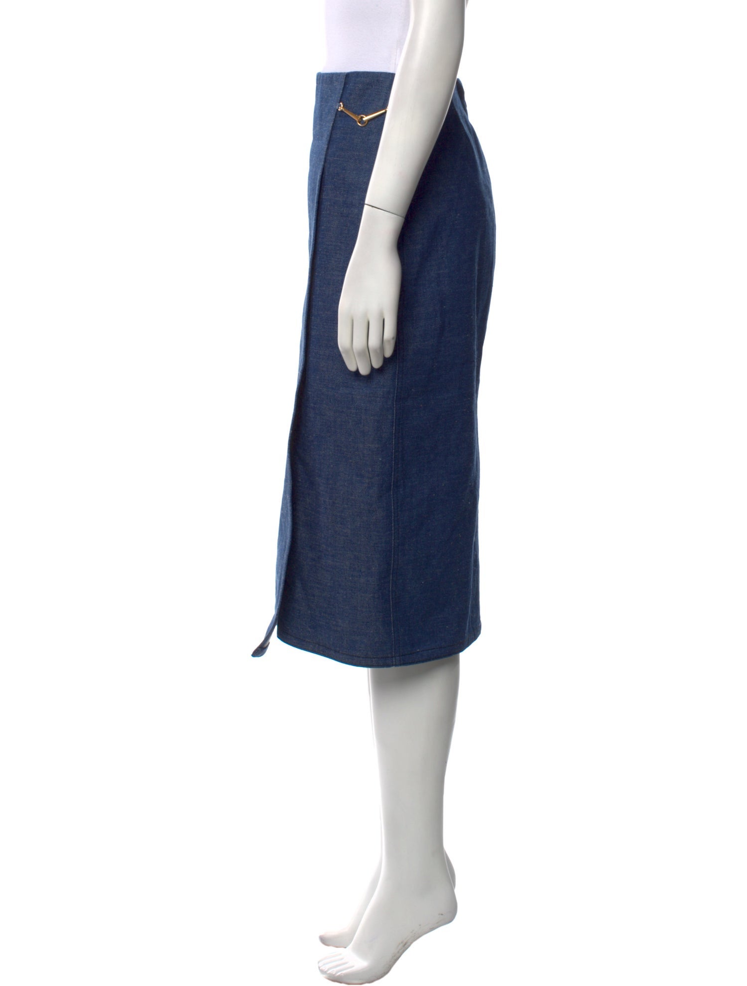 Tory Burch Chain-Link Accents Knee-Length Skirt