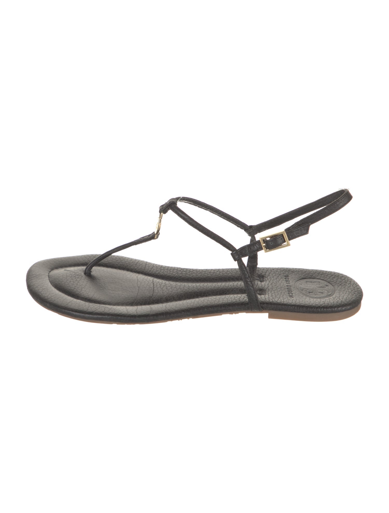 Tory Burch Leather T-Strap Sandals