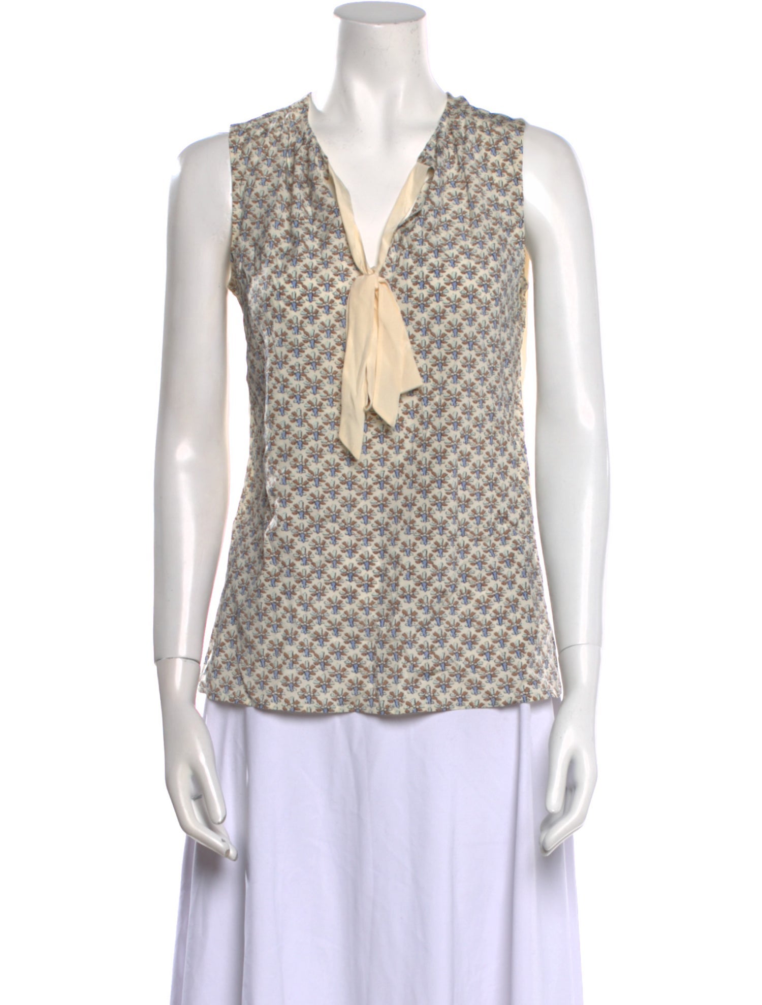 Tory Burch Silk Printed Blouse