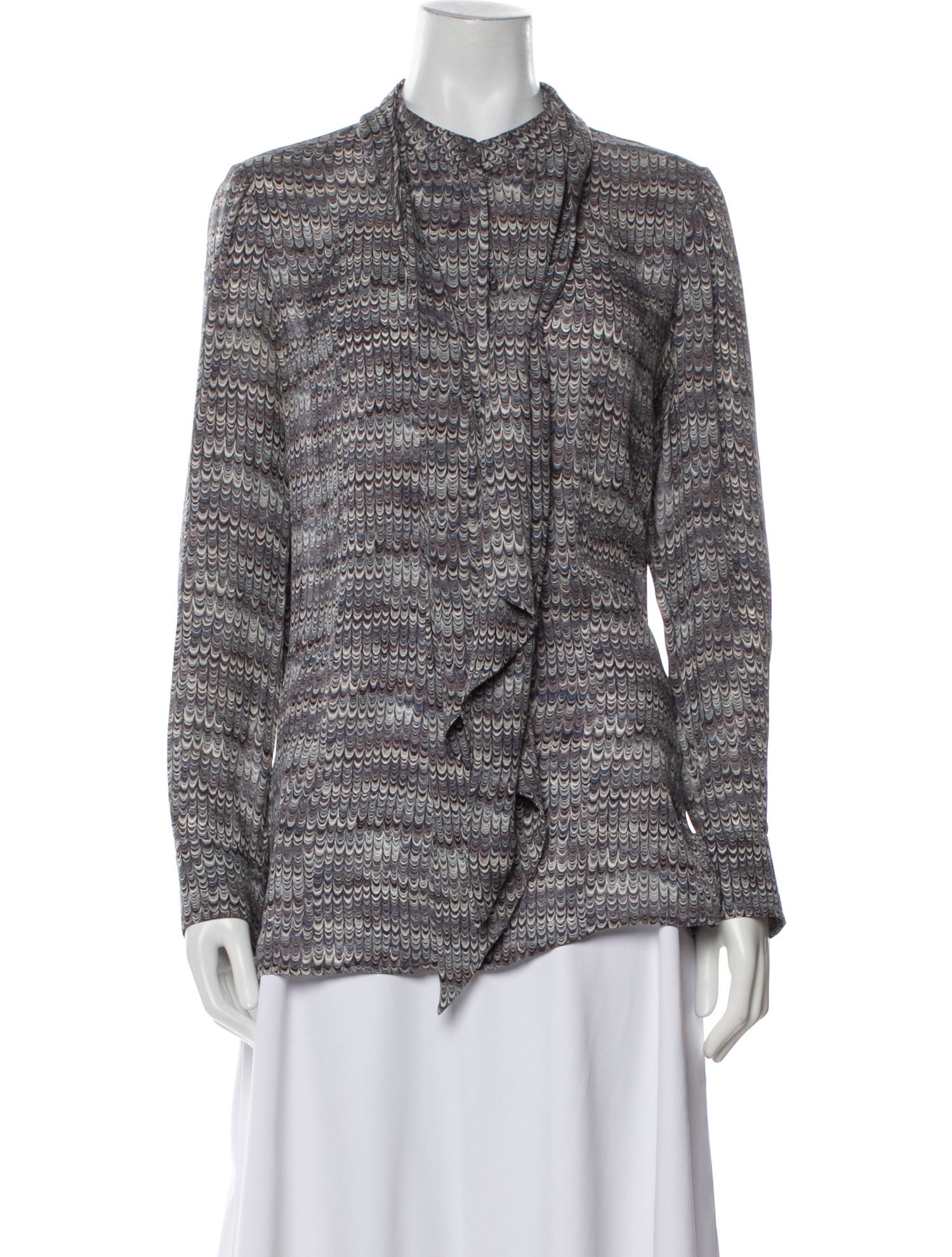 Tory Burch Silk Printed Blouse